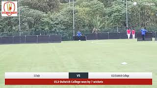 U13-Tanglin vs U13-Dulwich College live cricket match | U13 3Cricket League 2025 live - Singapore Am