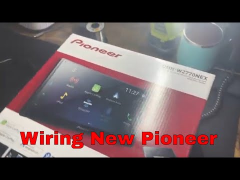 Pioneer DMH-W2770NEX UNBOXING and Wiring/Solding Radio Harness