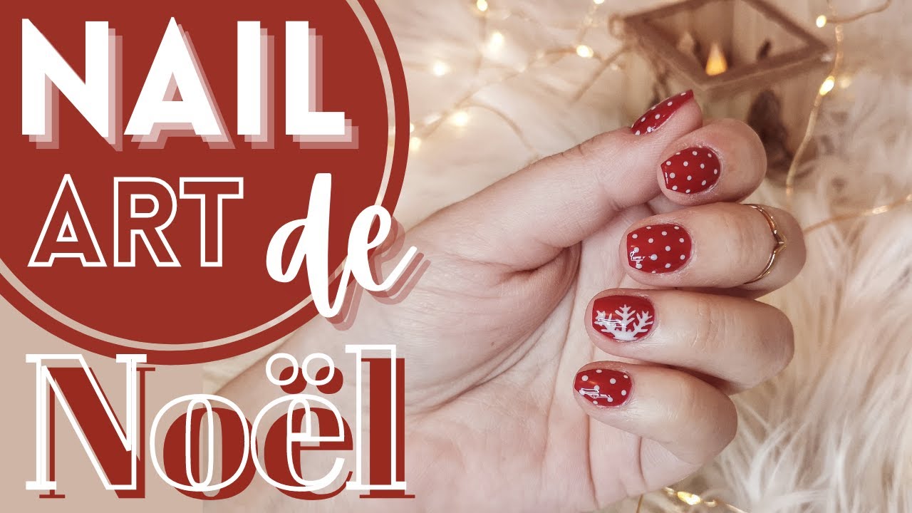 Nail art de NOEL facile en vernis SEMI PERMANENT | HOW TO