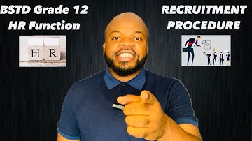 How to MASTER HUMAN RESOURCES in Business Studies Recruitment Procedure| Grade 12| 2025