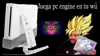 como jugar pc engine /  turbografx 16 en tu wii liberada