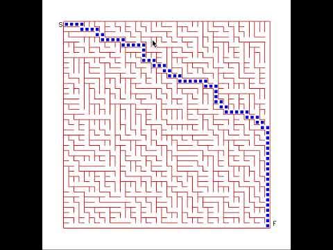 Maze Solving Algorithm - YouTube