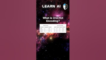 What is One-Hot Encoding? #ai #artificialintelligence #machinelearning #aiagent #Onehot #Encoding