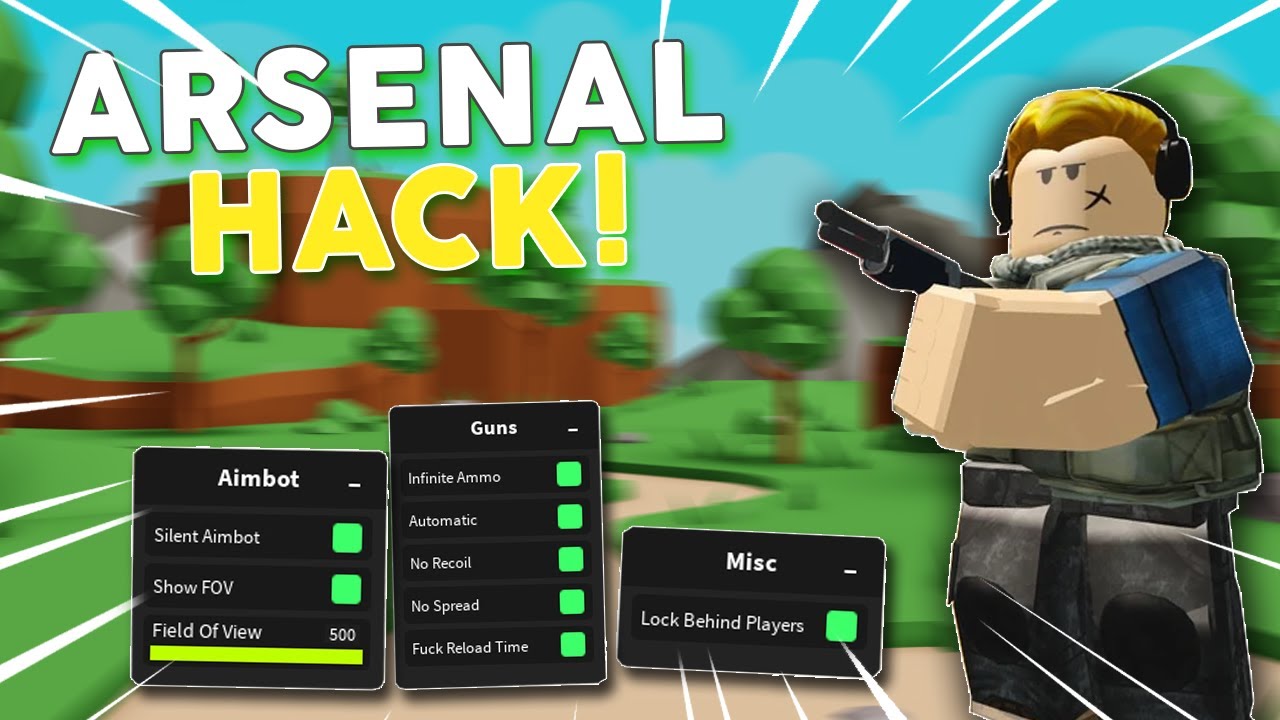 Arsenal Hack Silent Aimbot Esp Script Roblox - how to insert downloaded scripts roblox