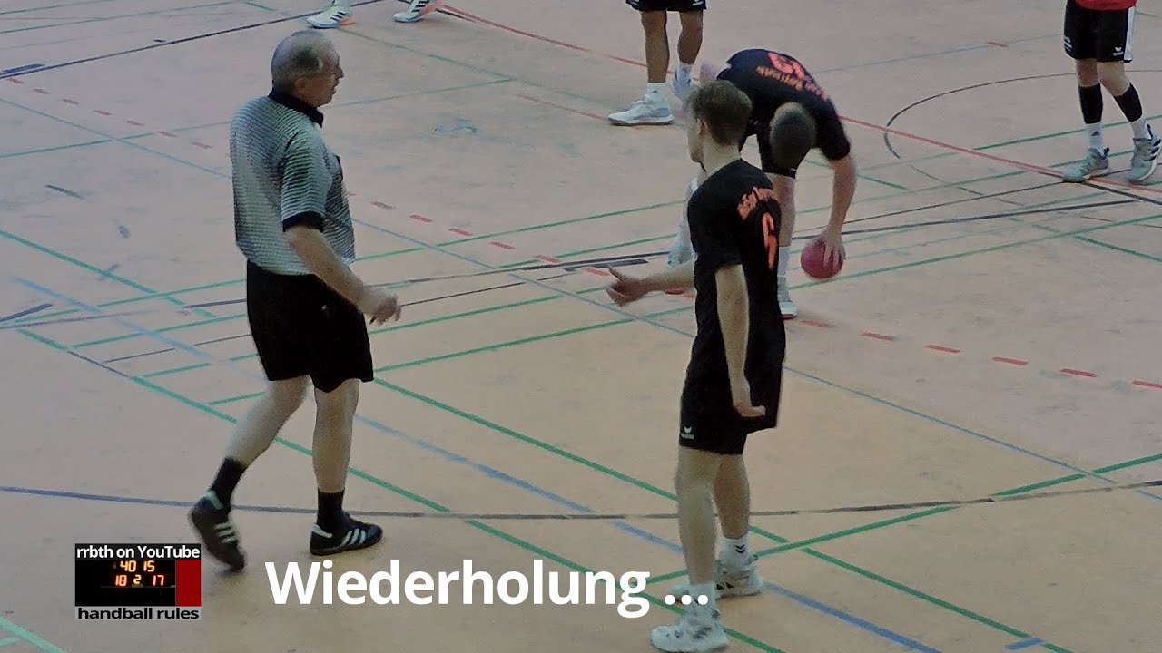 Handballregeln: Schritte (Spielfortsetzung?) und …