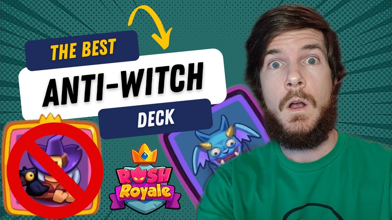 HERE is the BEST ANTIWITCH DECK Gargoyle in Rush Royale YouTube