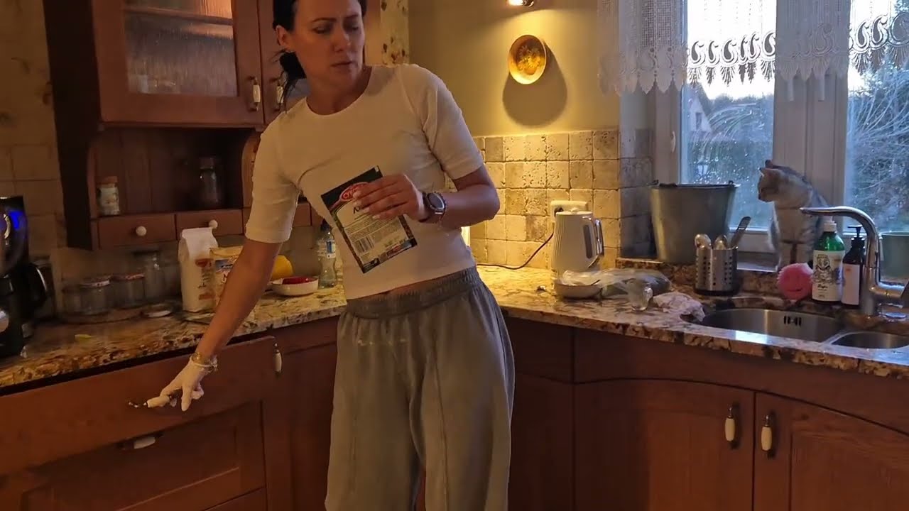 Dzisiejsze gotowanie i pieczenie - naleśniki ruskie i chleb na zakwasie / daily vlog 4 Marca 2026 