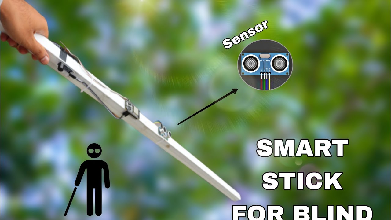 How to make smart blind stick | diy projects with mahi | - YouTube