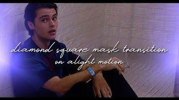 ae inspired diamond mask effect on alight motion!