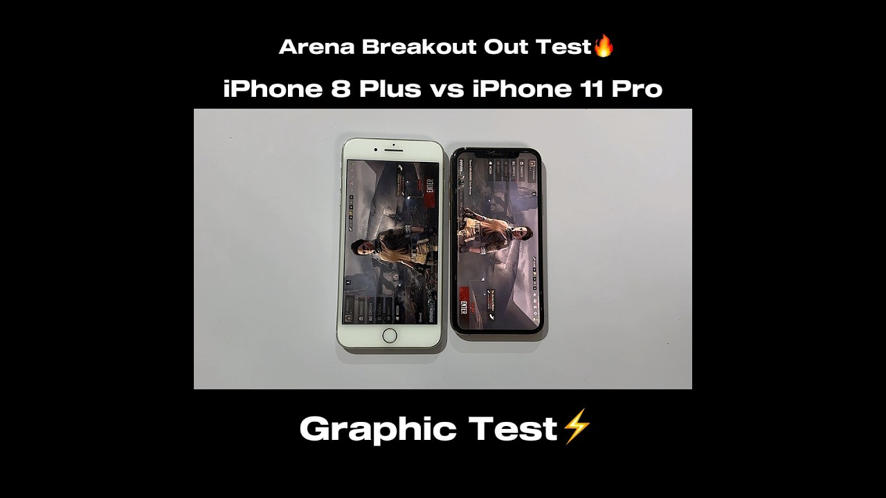 IPhone 8 Plus vs iPhone 11 Pro - Arena BreakOut Start and Graphics Test🔥