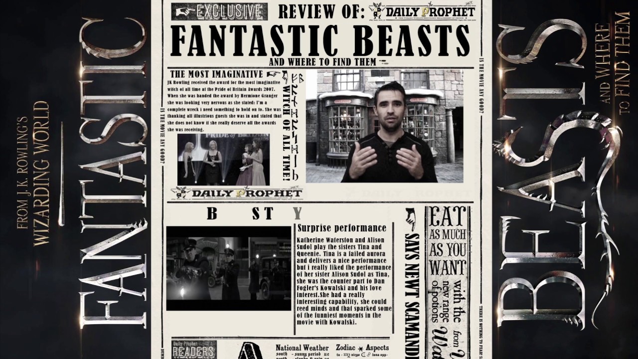 😻Fantastic Beasts and Where to Find Them Movie review #TeamAwesome ...