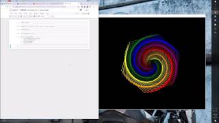 How to draw a colorful spiral with python turtle (2)
