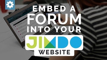 Embed A Forum Into Your Jimdo Website