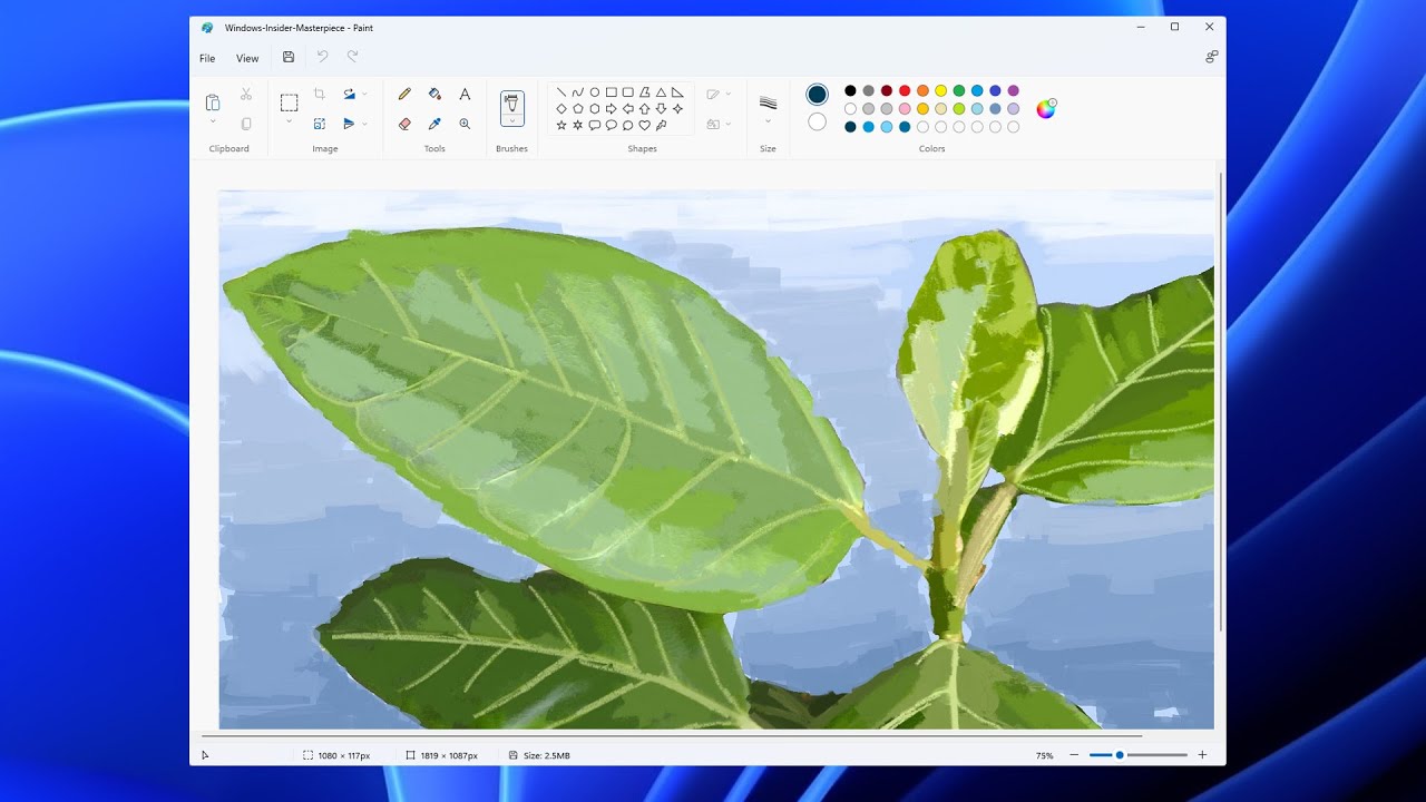 Handson with the NEW Paint App! YouTube