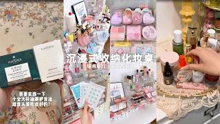 Calm but Addictive, Unboxing & Refill Day🎀 | Immersive Storage Vanity Table | Powder Puff Washing✨