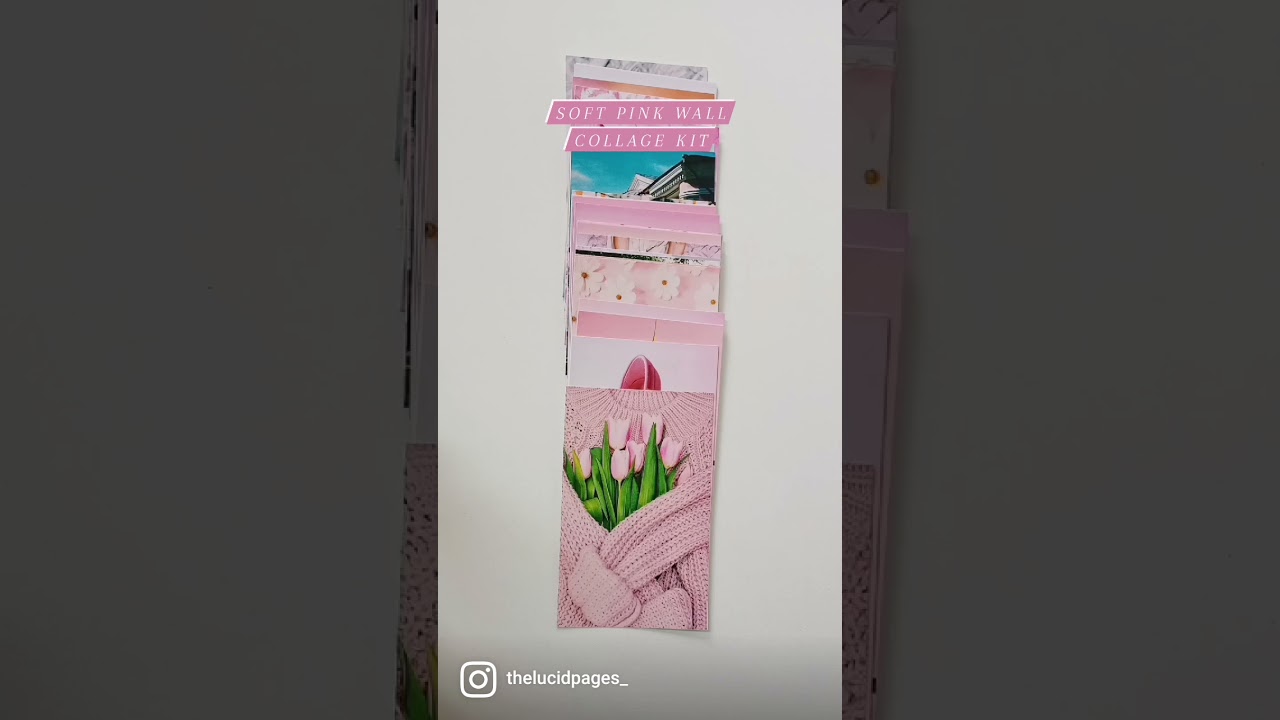 Small Business Edition ✨ Soft Pink Aesthetic Wall Collage Kit!