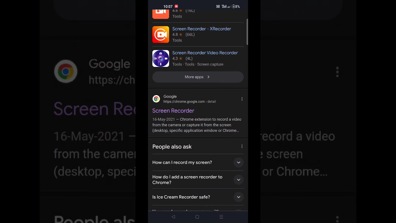 Do you know? Google screen recorder