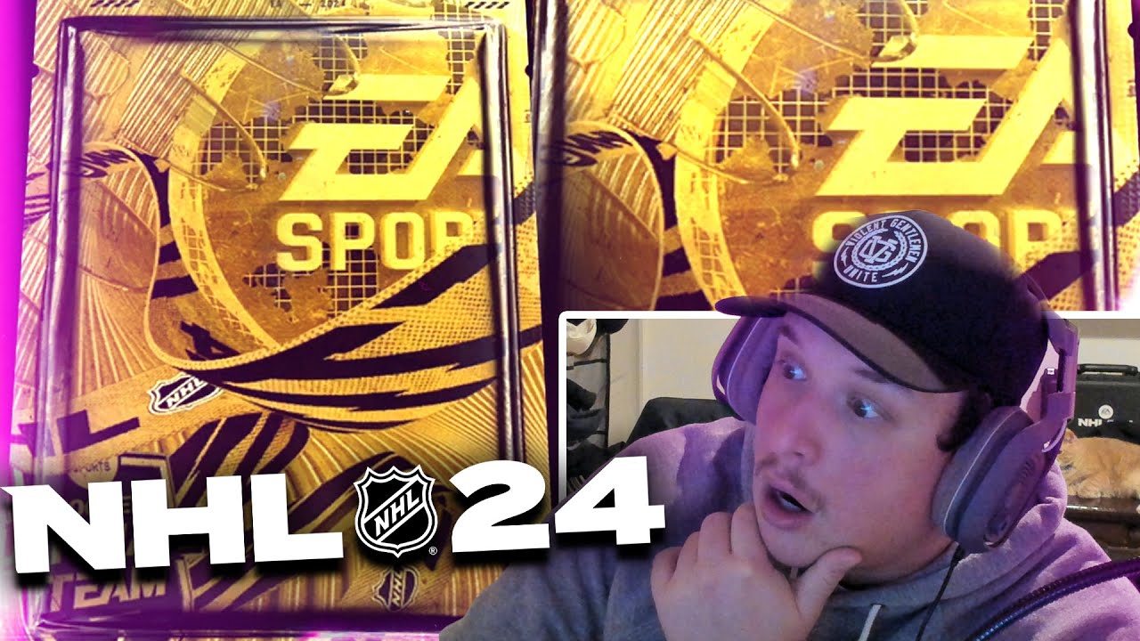 I PULLED HOW MANY PURPLES IN THIS NHL 24 PACK??...