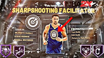 I HAVE FOUND THE BEST SHARP SHOOTING FACILITATOR BUILD WITH LOCK TAKEOVER ON NBA 2K20.