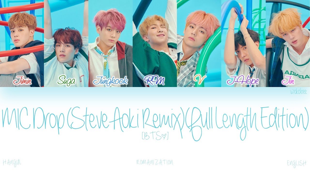 HAN|ROM|ENG] BTS (방탄소년단) - MIC Drop (Steve Aoki Remix) (Full