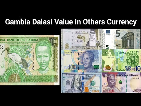Gambia Currency - Dalasi Value in others Countries Currency | Dollar/Cedis/Naira Rate in Dalasi