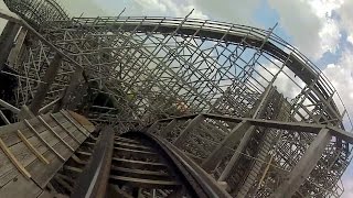 Boardwalk Bullet front seat on-ride HD POV Kemah Boardwalk