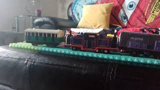 Splatter Vs Mighty Mac Worlds Strongest Engine Thomas And Friends Trackmaster