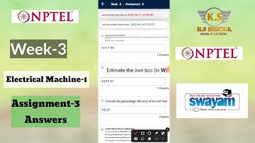NPTEL Electrical Machine-1 Week-3 Assignment Answers 2022