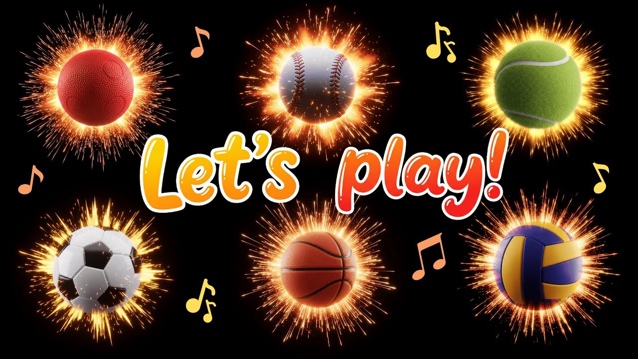 Let’s Play Sports! 🎵 | Sports Action Song for Kids 🎾🏀⚽ | Dance & Learn ...