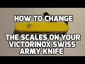 How to change the scales on your 91mm Victorinox Swiss Army Knife