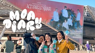 moa diary: in seoul 🇰🇷 · txt act: sweet mirage 🌷 dealing with pcd, unboxings, & a TON of photobooths