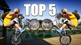 Top 5 GTA 5 BMX Stunt Montages Of 2014 - GTA 5 BMX Stunt Montage Compilation 2014 | Mash