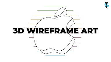 3D Wireframe Art in Adobe Illustrator 2020!