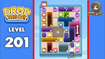 Drop The Cat level 201 solution
