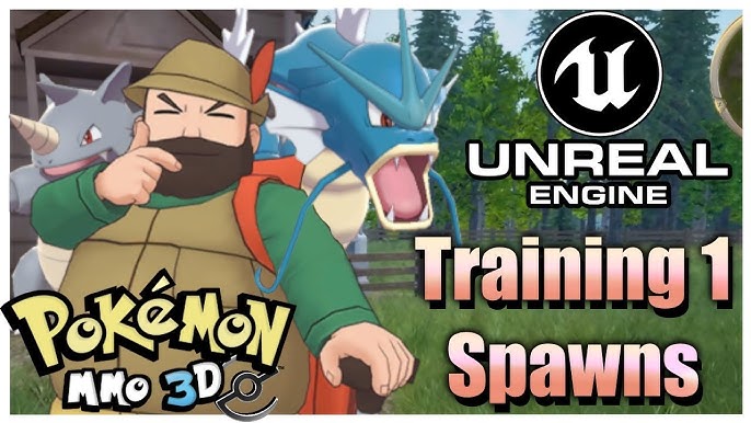 Pokémon MMO 3D - Unreal Migration - Bulbasaur try his first move