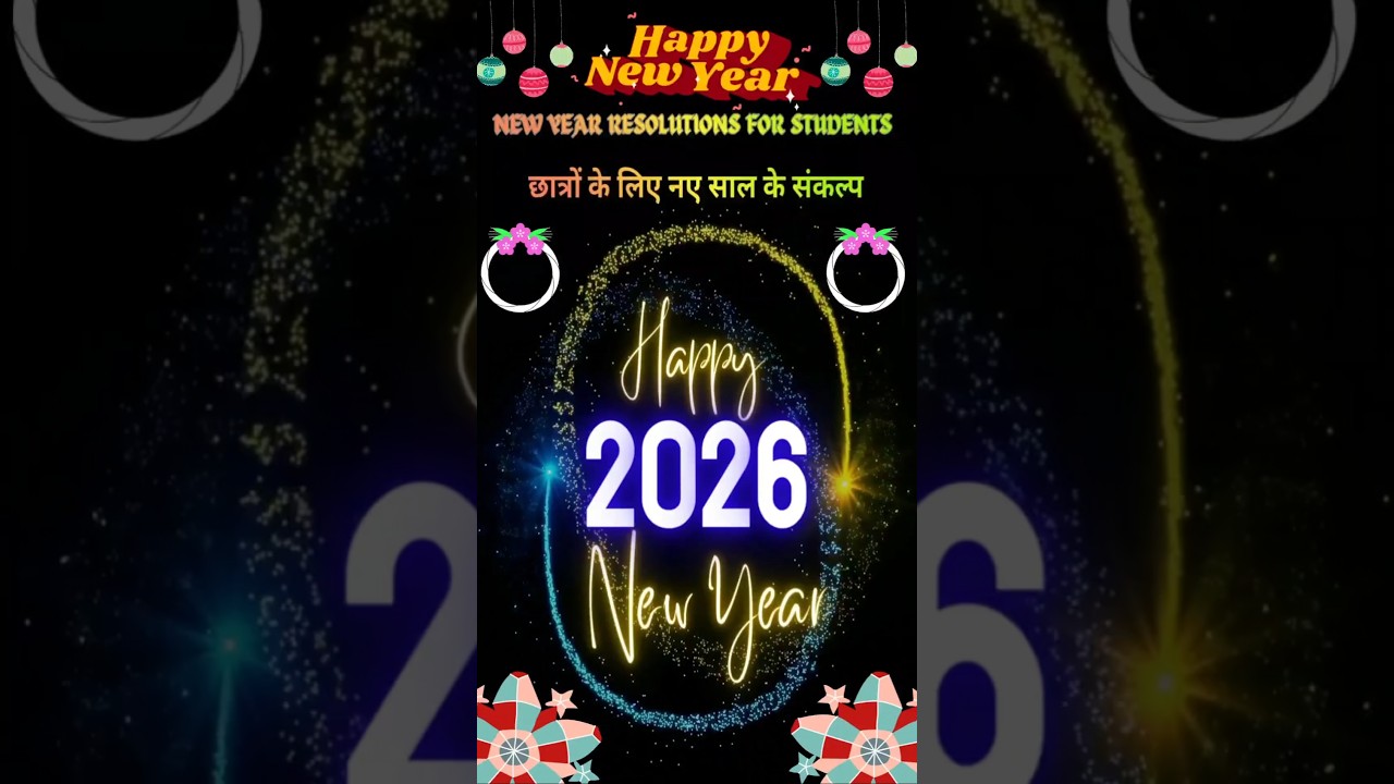 Students New Year Resolutions 2025 | Good Habits for Children