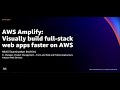 AWS re:Invent 2021 - {New Launch} AWS Amplify Studio: Visually build full-stack web apps fast on AWS