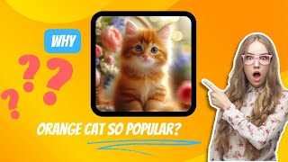 Why orange cat become popular cat in cat lover, why many people love orange cat?