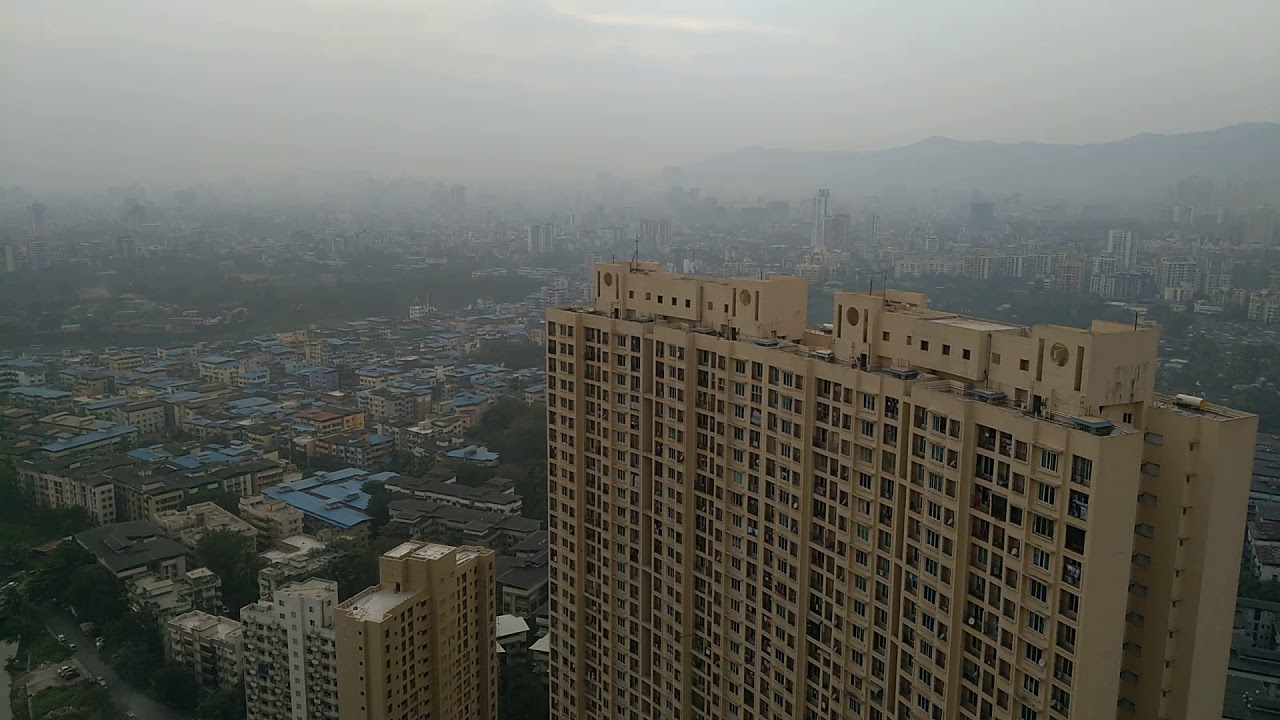 Thane City View from 36th Floor of Rustomjee Urbania - YouTube