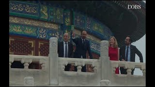 Edouard Philippe en Chine, entre visite de temple et signature de contrats