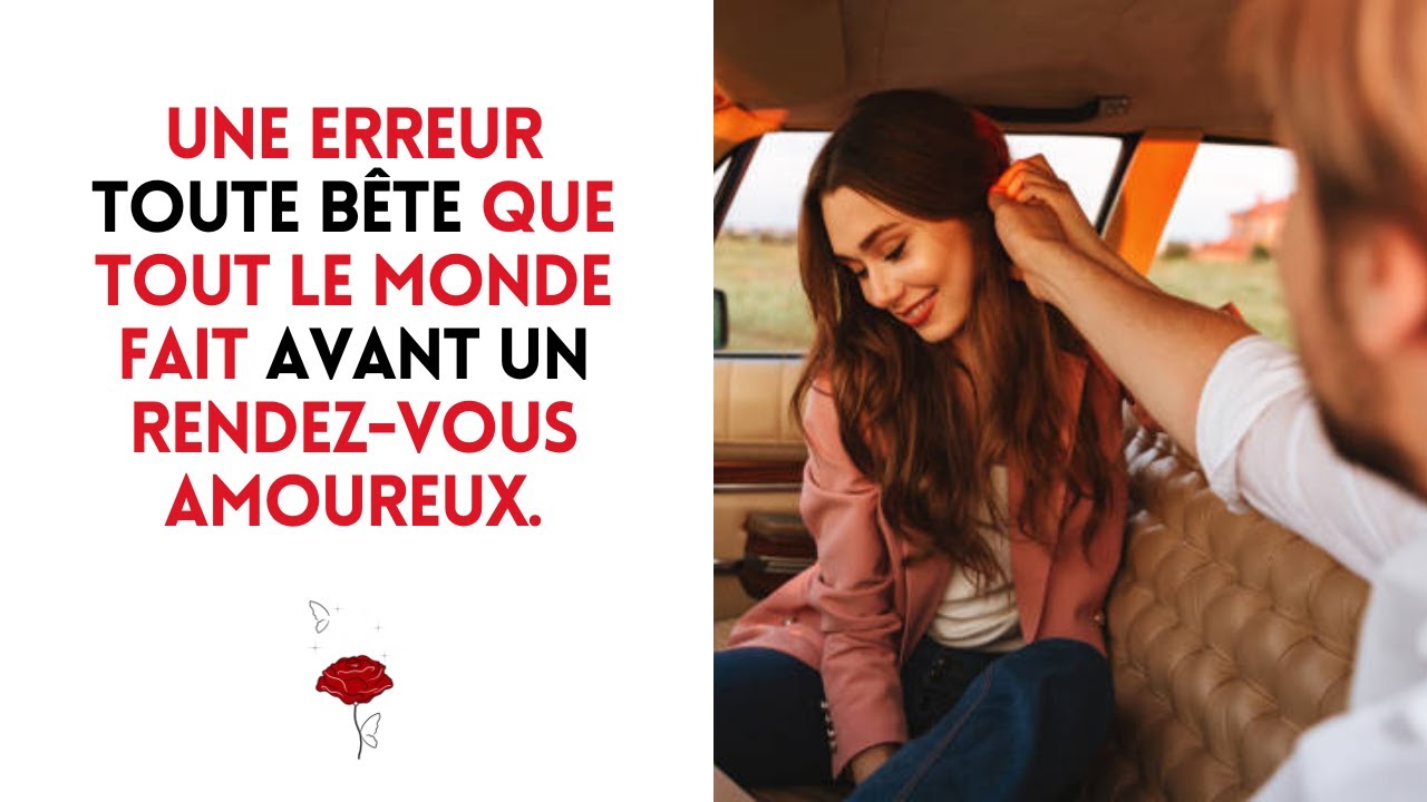 Une erreur toute bête que tout le monde fait avant un rendez-vous ...