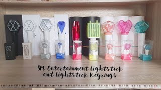 SM Entertainment Light Stick and Lightstick Keyrings