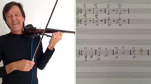 EASY VIOLIN 9 Bowing with full bow on open strings