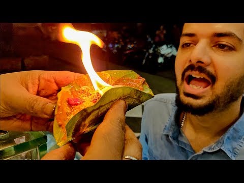 BURNING FIRE PAAN | Most Extreme Betel Leaf Mouth Freshener | Indian Street Food