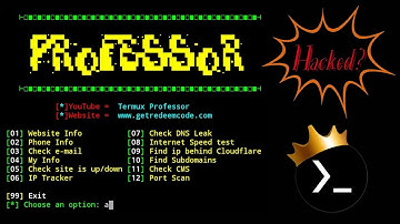 How to Install & Use Professor Tool In Termux For Information Gathering. | No Root | 2021 |