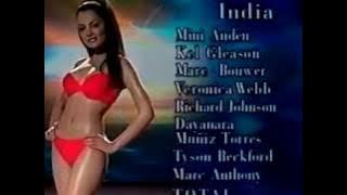 Celina Jaitley's HIGHLIGHTS From Miss Universe 2001 -  Bikini Round