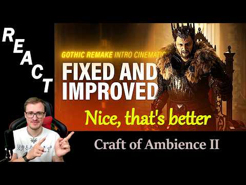 🎮 Gothic Remake 🎮 REACT @craftofambience2 | A better Intro Cinematic Version [GER] [[EN]]