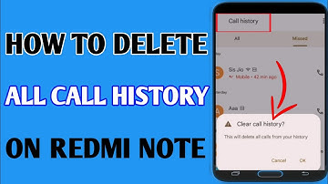 How To Delete All Call History On Redmi // Delete All Call History