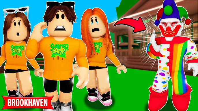 O circo do palhaço malvado de Brookhaven #brookhaven #roblox