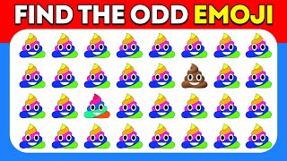Can You Find The Odd Emoji Out?  | Easy, Medium, Hard And Impossible Levels